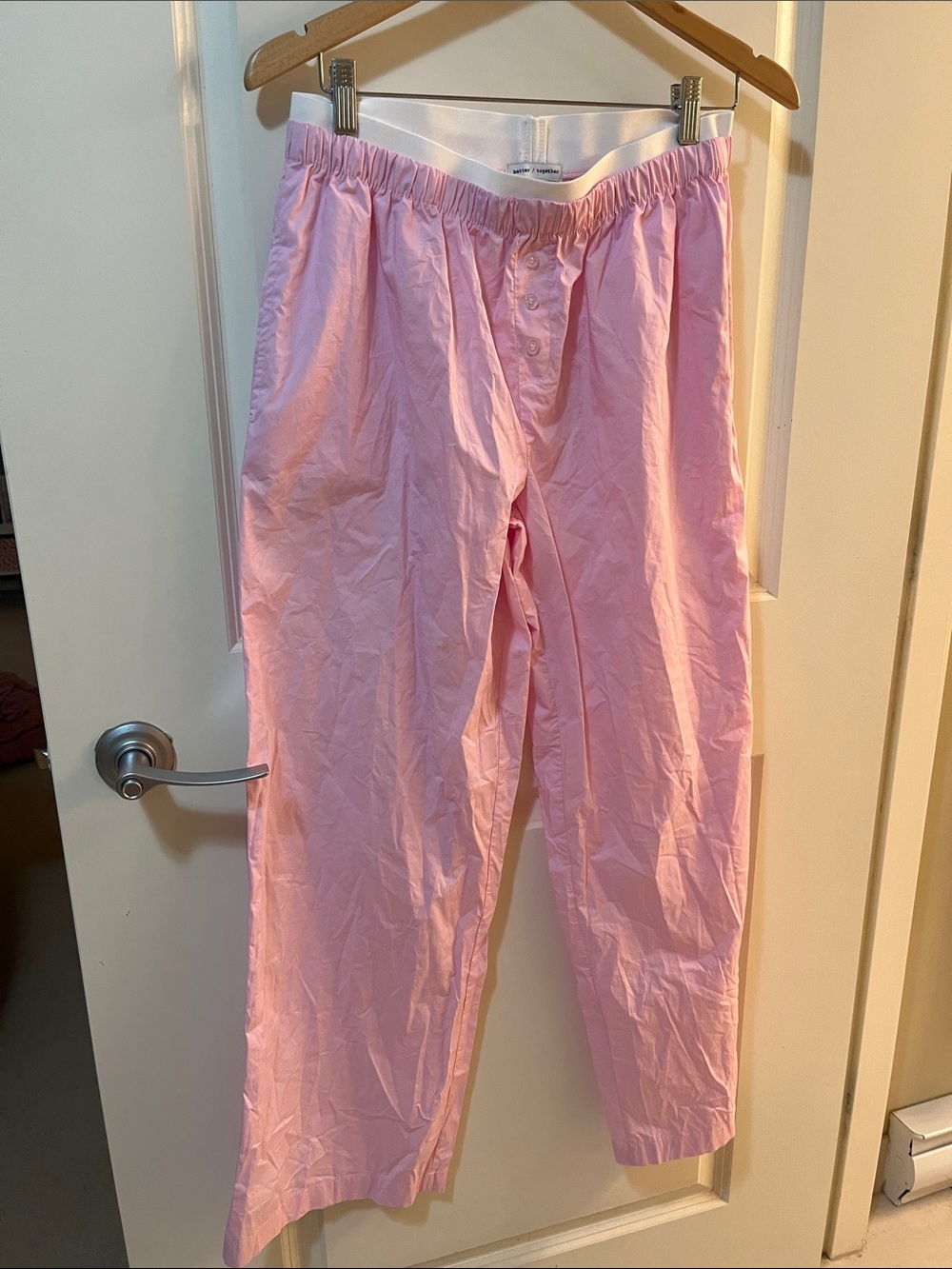 Pink Cotton Lounge Pants